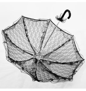 Black 'Fairy' Gothic Romantic Parasol
