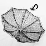 Black 'Fairy' Gothic Romantic Parasol