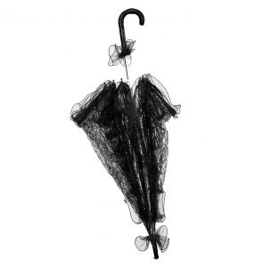 Black 'Fairy' Gothic Romantic Parasol