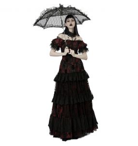 Black 'Fairy' Gothic Romantic Parasol
