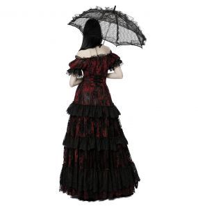 Black 'Fairy' Gothic Romantic Parasol