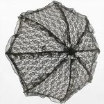 Black 'Fairy' Gothic Romantic Parasol