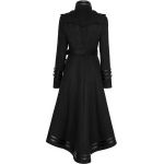 Black 'Militaria' Coat