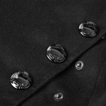 Manteau 'Militaria' Noir