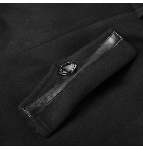 Black 'Militaria' Coat