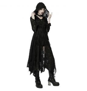 Black 'Dark Wizard' Long Coat