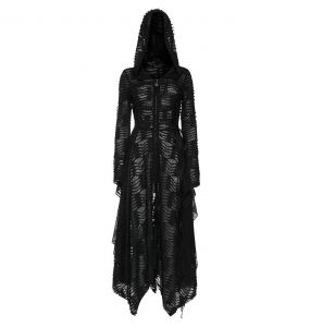 Black 'Dark Wizard' Long Coat