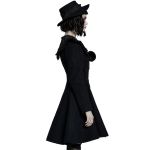 Manteau Gothic Lolita 'Melissa' Noir