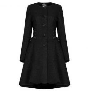Manteau Gothic Lolita 'Melissa' Noir