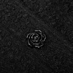 Manteau Gothic Lolita 'Melissa' Noir