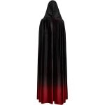 Longue Cape 'Metzli' Noire et Rouge