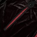 Longue Cape 'Metzli' Noire et Rouge