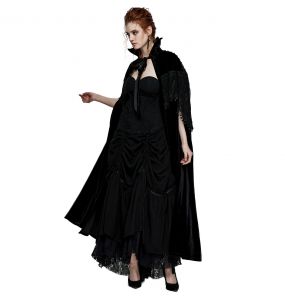 Longue Cape 'Mavis' Noire