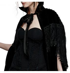 Longue Cape 'Mavis' Noire