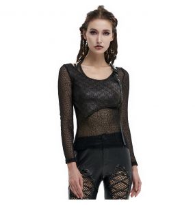 Haut Manches Longues 'Yellen' Noir