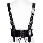 Black 'Melolota' Harness Belt