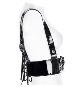 Black 'Melolota' Harness Belt