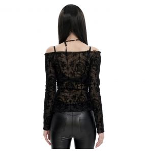 Haut Manches Longues 'Wallia' Noir