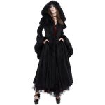 Black 'Alicia' Hooded Coat