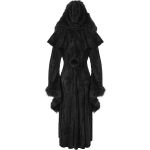 Black 'Alicia' Hooded Coat