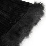 Black 'Alicia' Hooded Coat