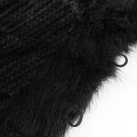 Black 'Alicia' Hooded Coat