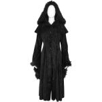 Black 'Alicia' Hooded Coat