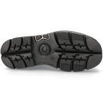 Black New Rock Metallic Platform Ankle Boots