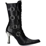 Bottes New Rock Malicia en Cuir Noir