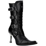 Bottes New Rock Malicia en Cuir Noir