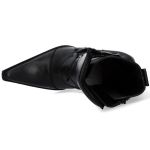 Bottes New Rock Malicia en Cuir Noir