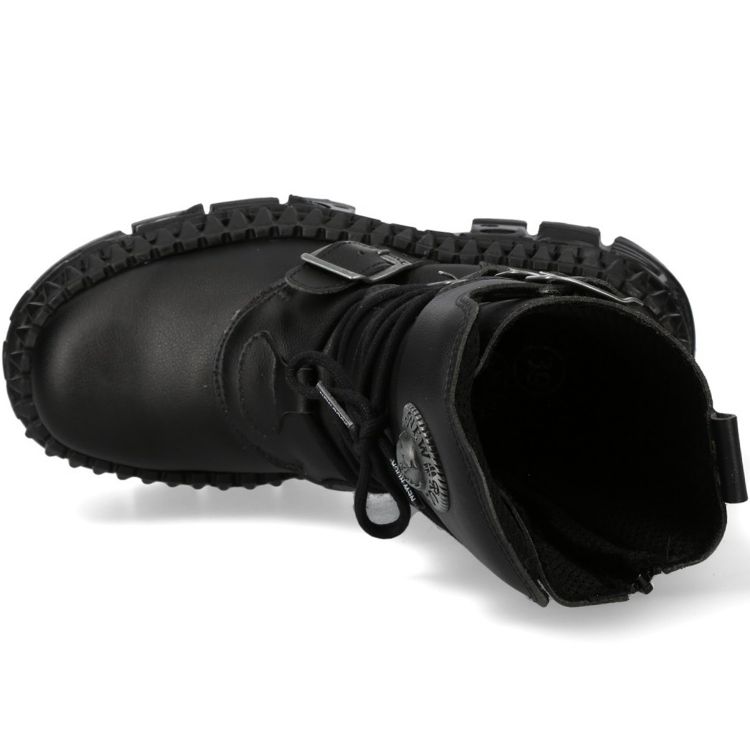 Bottes Plateformes New Rock Wall Vegan Noires • The Dark Store™