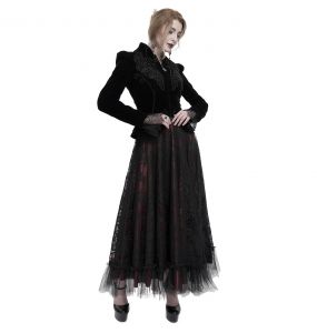 Veste 'Esmerée' en Velours Noir