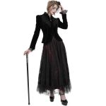 Veste 'Esmerée' en Velours Noir