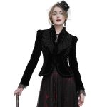 Veste 'Esmerée' en Velours Noir