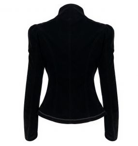 Veste 'Esmerée' en Velours Noir