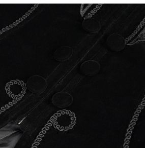 Veste 'Esmerée' en Velours Noir