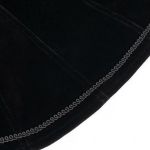 Veste 'Esmerée' en Velours Noir