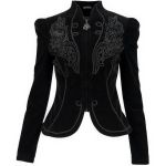 Veste 'Esmerée' en Velours Noir