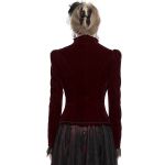 Veste 'Esmerée' en Velours Bordeaux