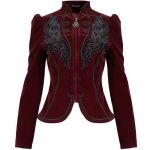 Veste 'Esmerée' en Velours Bordeaux