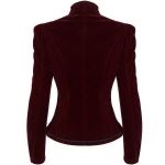 Veste 'Esmerée' en Velours Bordeaux