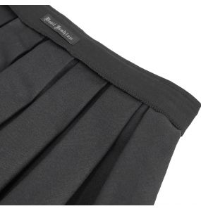 Black 'Jordanes' Vegan Leather Skirt