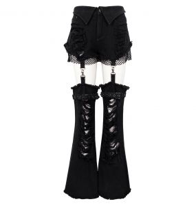 Sexy Black 'Jordanes' Shorts and Pants