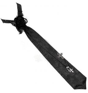 Black Jacquard 'Thidrek' Tie