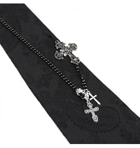 Black Jacquard 'Thidrek' Tie