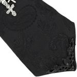Black Jacquard 'Thidrek' Tie