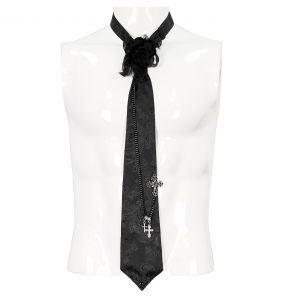 Black Jacquard 'Thidrek' Tie