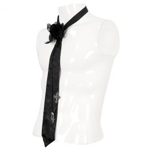 Black Jacquard 'Thidrek' Tie