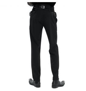 Black 'Thidrek' Victorian Pants
